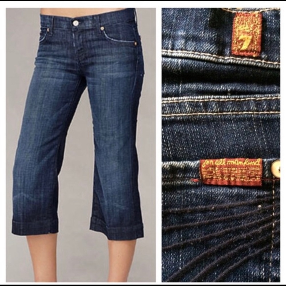 7 for All Mankind cropped dojo jeans